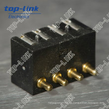 4pin Federbelasteter Pogo Pin Stecker (Handy Akku Stecker)